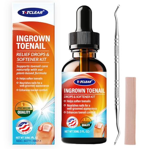 Ingrown Toenail Relief: Ingrown Toenail Tool for Men Women - Ingrown Toenail Removal Kit - Ingrown Toenail Corrector Drops - Ingrown Toenail Removal - Effective Solution for Ingrown Toenails - 30ml