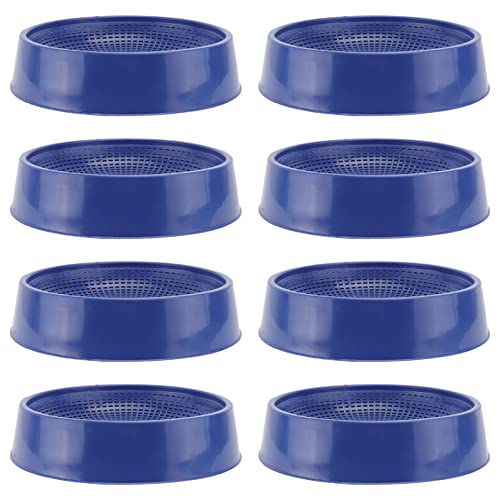 Image of POPETPOP Plastic Bird Nest for Small Birds Parakeet Nest Box Breeding and Hatching Bird Cage Accessory 10.23X10.23X2.36 Inch Durable Pet Cage Ornament