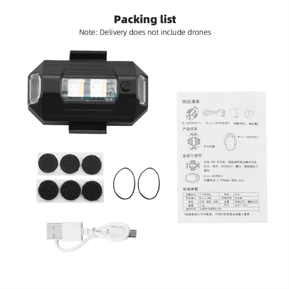 Lumière Stroboscopique Drone STARTRC - LED Flash 120 Lumens, 14 Modes