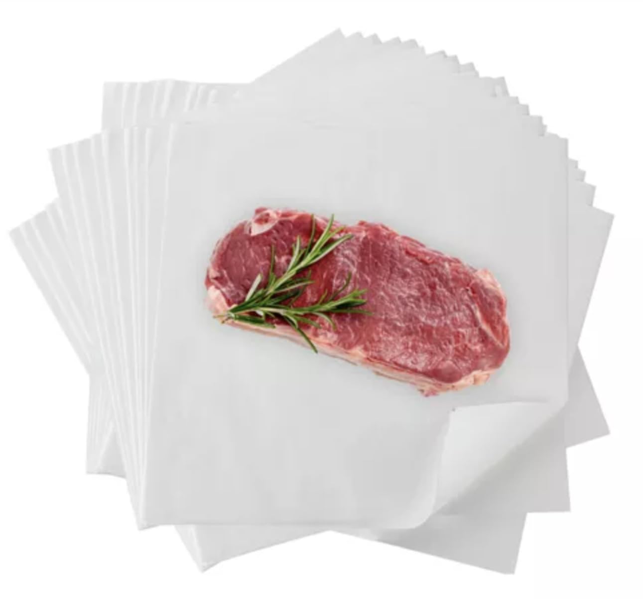 Papel Parafinado Entero 38x54 CM, Papel Antigrasa y Antihumedad para Negocios, Carnicerías, Charcuterías y Hostelería, Resistente y Profesional, Caja 20KG (Hojas 7,5G)