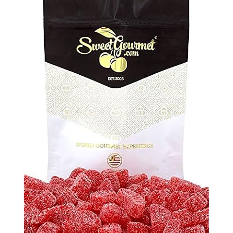 SweetGourmet Cherry Fruit Slices | Bulk Jelly Candy | 1 Pound Cover