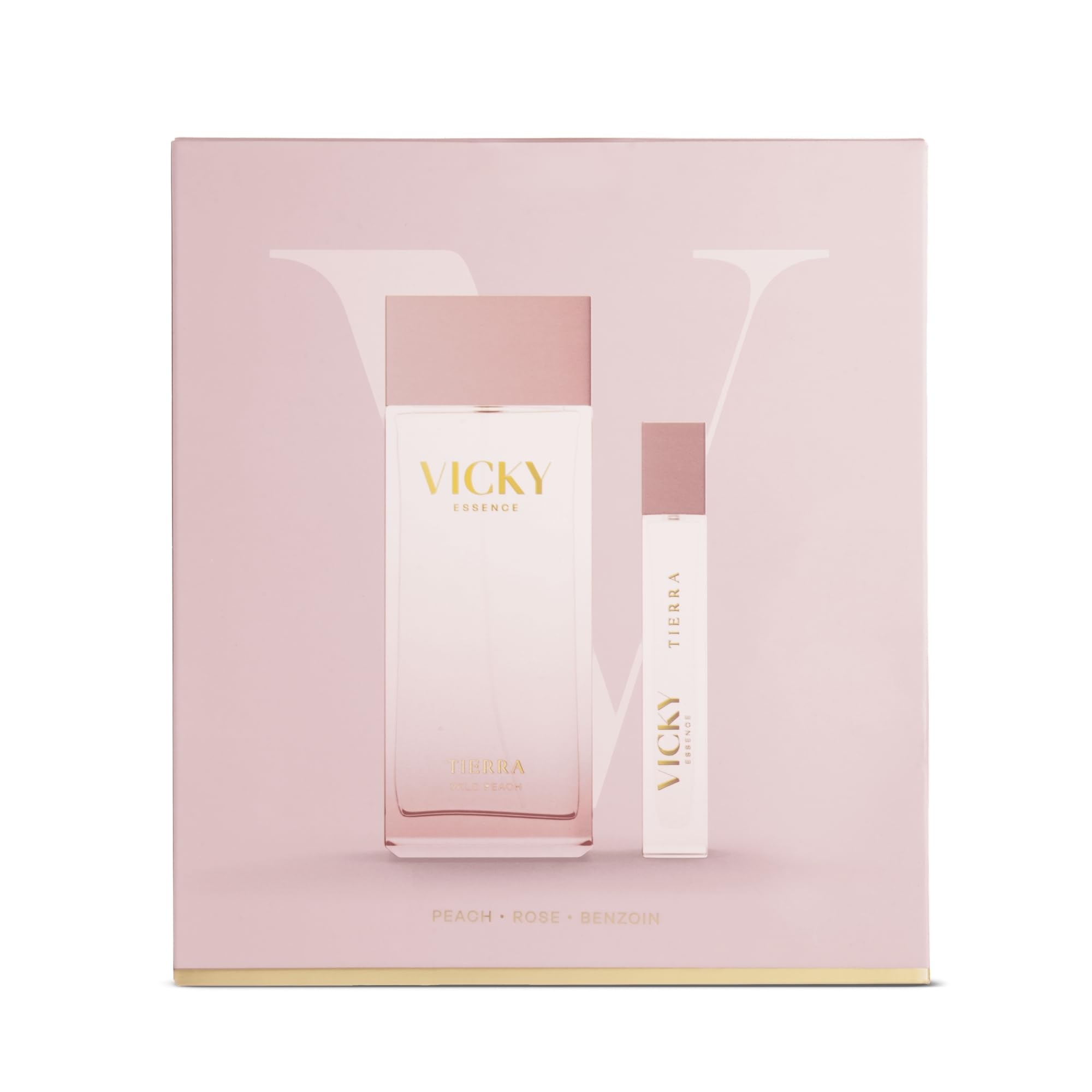 VICKY MARTIN BERROCAL SET Eau de Toilette TERRA 100 ml + EDT 20 ml | Profumo da donna | Fragranza floreale orientale e duratura | con note di pera, rosa e vaniglia