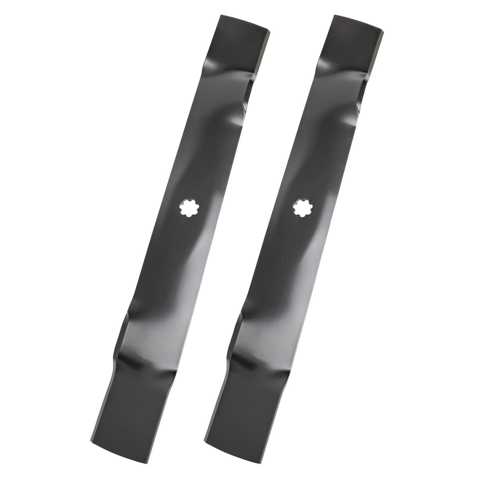 GX22151 - Cuchilla de cortacésped compatible con tractor de cubierta John Dee re de 42 pulgadas, hoja de mantillo GY20850 para cortacésped 102 115 125 135 D130 D100 D105, reemplaza AM137328