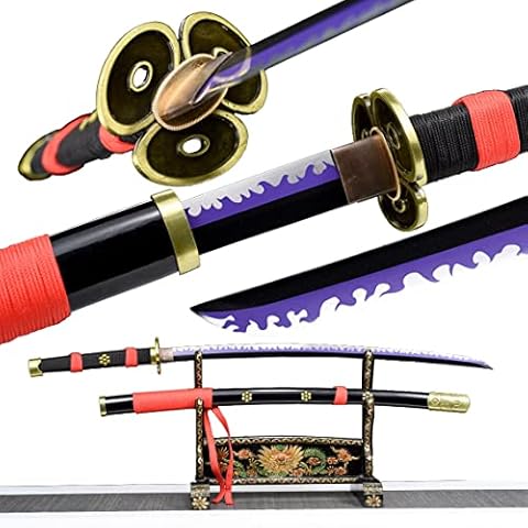 Hand Forged Sandai Cosplay Samurai Katana Sword Full Tang Anime Sword Cover