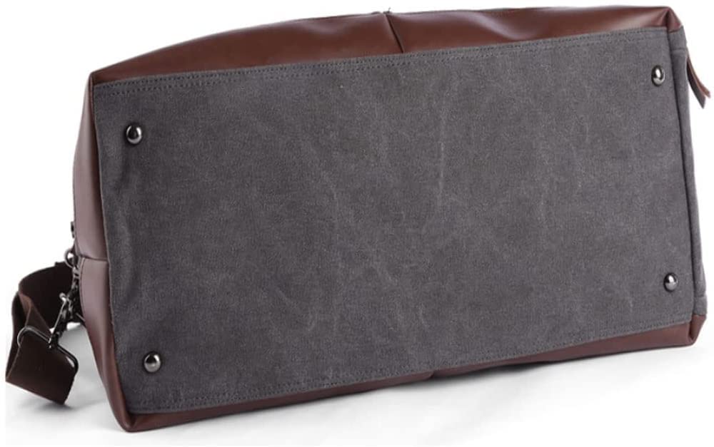 Bolsas de Lona de Viaje Equipaje Grande Hecho a Mano Bolsa de Lona Carryall Weekender Travel Overnight Gym Sports Carry On Duffel Bag para Hombres y Mujeres para Viajes Deportes Gimnasio