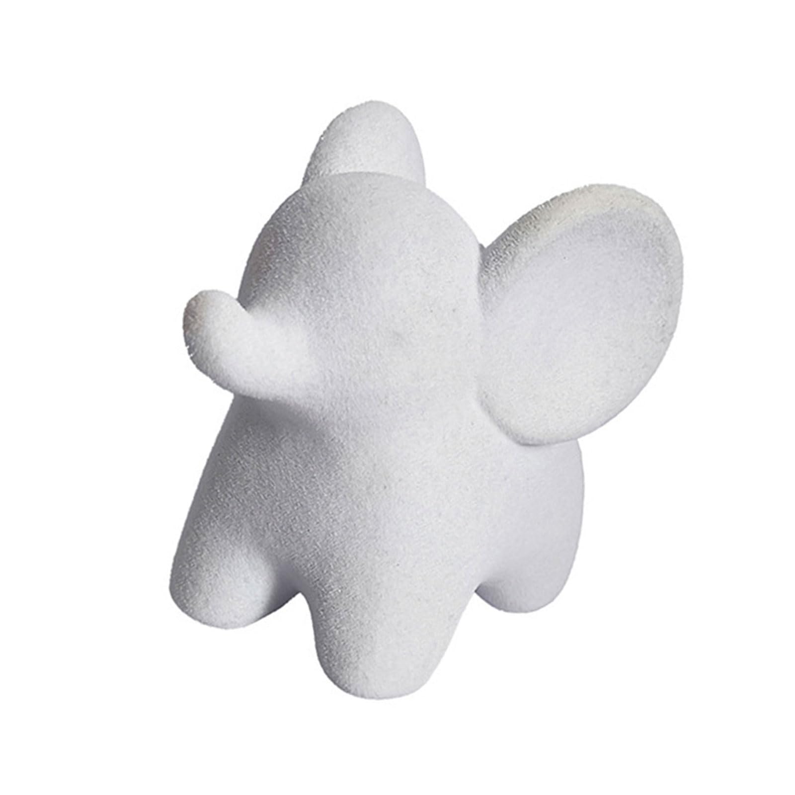 Osniyaw White Elephant Decorations, Statues Bring Good Luck For Home Decorations, Resin Elephant Figures For Bookshelves, Centerpieces, Resin Figures