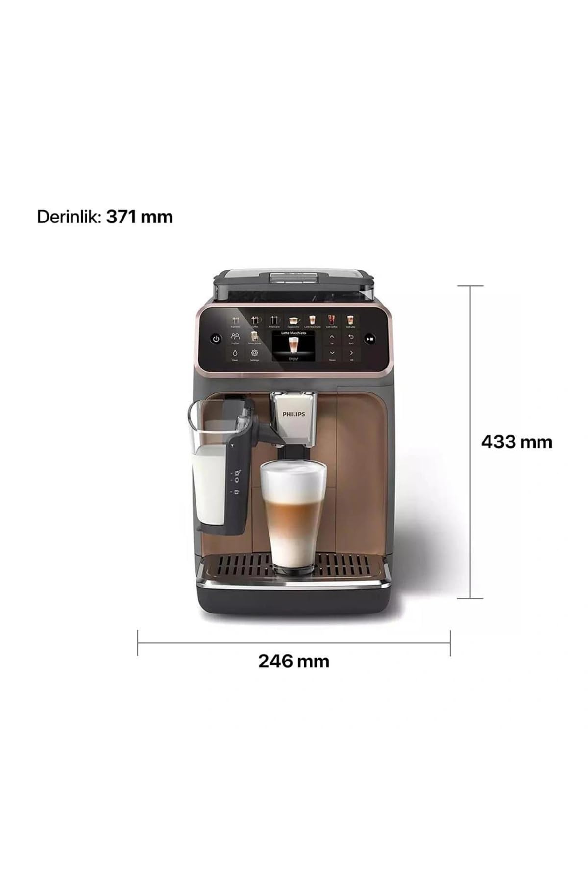 Philips 5500 Serisi LatteGo EP5544/80 Tam Otomatik Espresso Makinesi