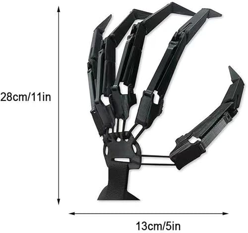 Miniatura 6 de Dedos articulados de Halloween, garra de dedo de mano punk para Halloween y fiesta de cosplay, accesorio de cosplay