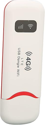 Miniatura 1 de H760R 4G LTE - Enrutador WiFi USB, punto de acceso móvil portátil de 150 Mbps, compatible con 10 dispositivos, cifrado WPA WPA2, desbloqueado para