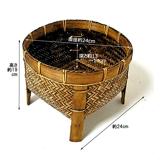 丸型藤製バスケット　かご　籠　カゴ　観葉植物　インテリア　アジアン　エスニック 楽天市場】アタで編まれた楕円形のフタ付き小物入れミニケース