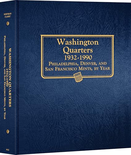 Whitman Classic® Coin Album - Washington Quarters Volume #1: 1932-1990 (P, D, & S Mints)