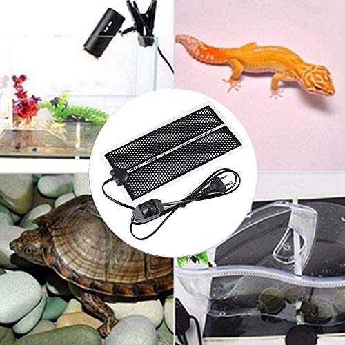 Yinong-eu Instelbare temperatuur verwarmingsmat verwarming vloerverwarming verwarmingsfolie voor reptielen, amfibieën en ongewervelde dieren in terraria (7W) - Afbeelding 7