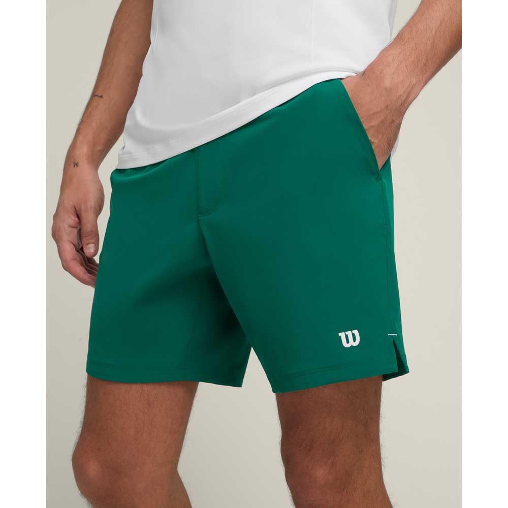 WILSON Short Homme Team Short Courtside 7" Vert PE 2024