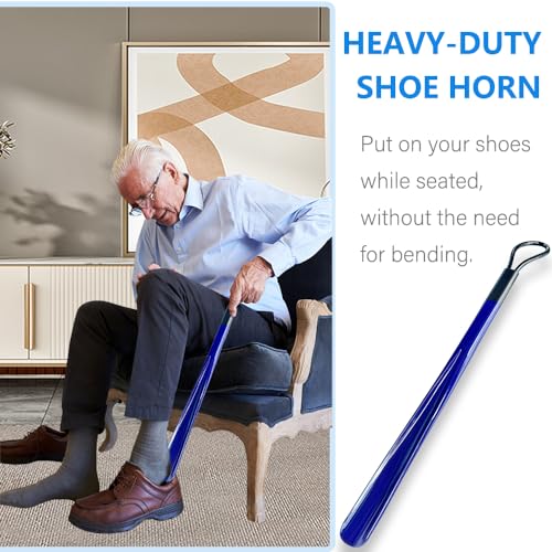 7PC Hip Kit For Seniors Total Hip Replacement Prime, Hip Replacement Kit After Surgery, Hip Replacement Recovery Kit With Grabber,Sock Aid,Leg Lifter,Dressing Stick,Shoehorn,Back Scratcher,Bath Loofah - Image 4