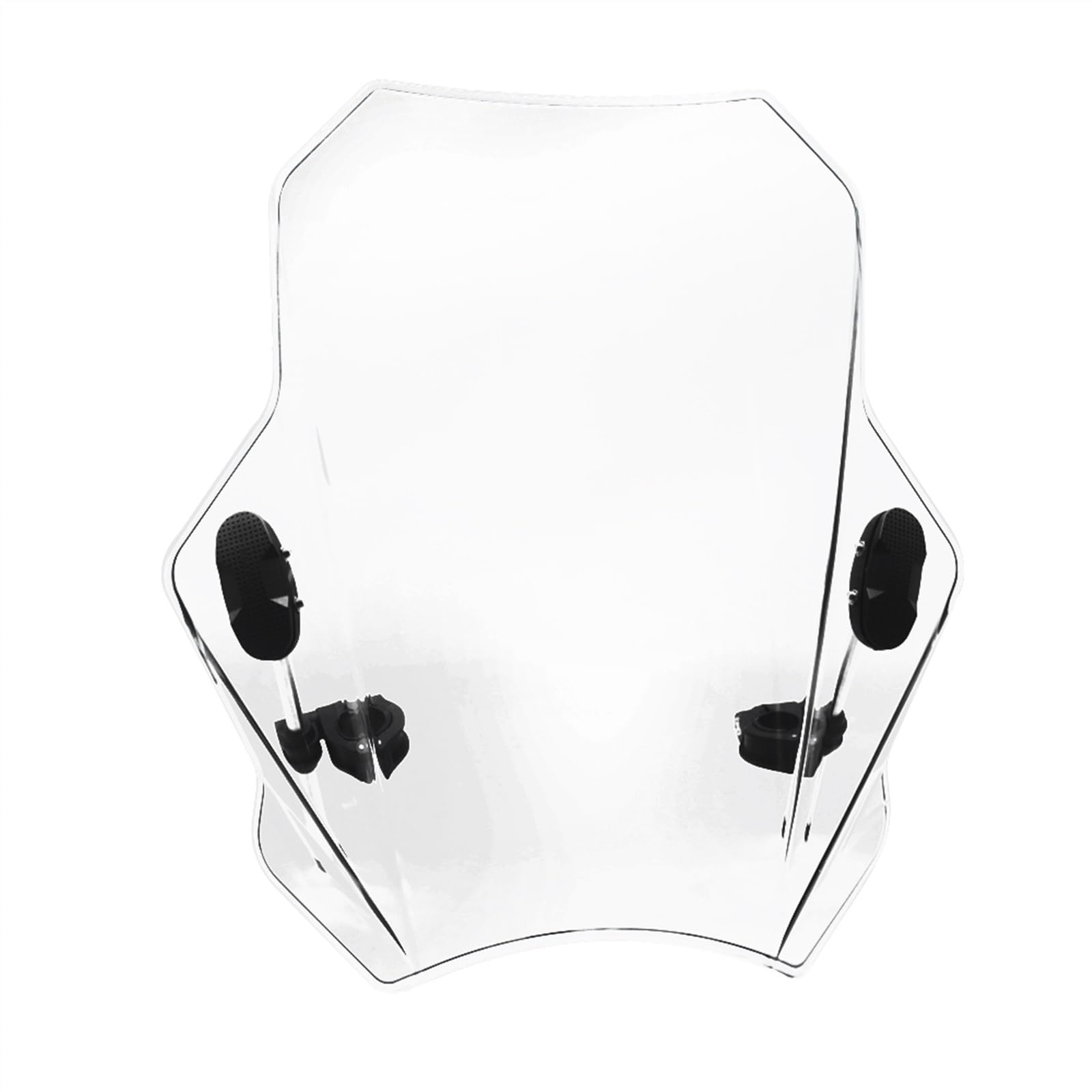 Attacco Per Parabrezza Parabrezza Deflettore D'aria In Plastica Spoiler Modificato Per Moto Regolabile Deflettore D'aria Per Hunter 350(Transparent)