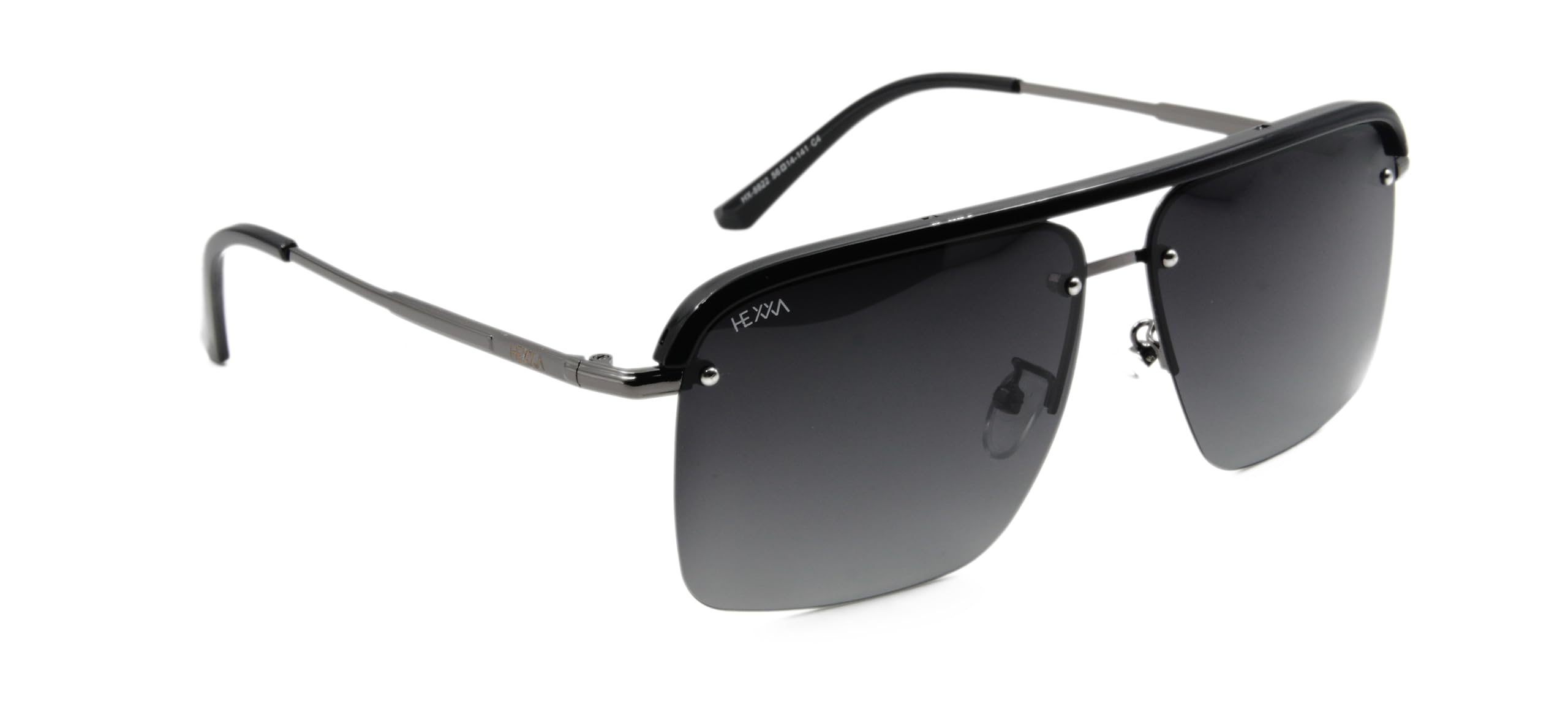 HEXXASignature Wayferer Sunglass For Men And Women UV Protection || Stylish Sun Glasses for Men Women with Storage Box Glasses Cloth Pack of 1 (8822)