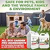 ECO Garden PRO - Organic Vinegar Weed Killer | Kid/Pet Safe | Clover Moss, Green Grass & Poison Ivy Killer for Lawns | Spray Ready Glyphosate Free Herbicide (1 Gallon)