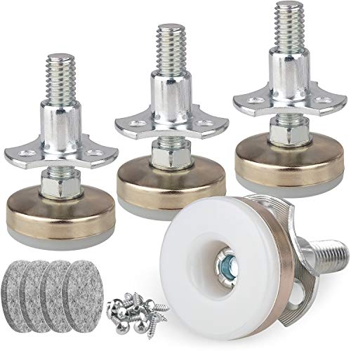 Heavy Duty Furniture Leveling Feet Adjustable Furniture Leg Levelers for Tables Chairs Cabinets Sofa Raiser Support 1320LBs
