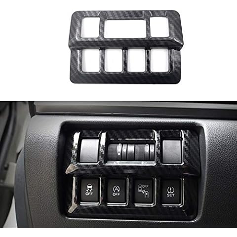 Ramecar for Subaru Console Switch Panel Cover Trim for Subaru Crosstrek Impreza Premium Sport Limited 2018 2019 2020 2021 2022 (Carbon Fiber Grain) Cover