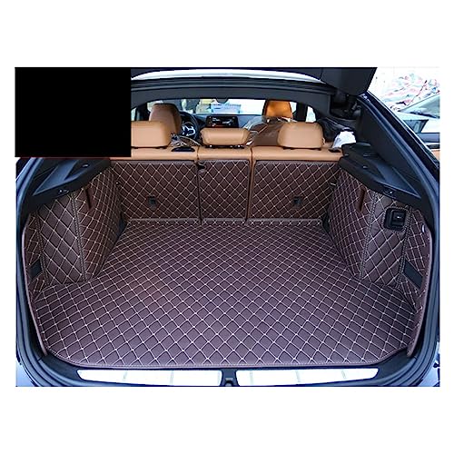 Tapis de Coffre Anti-Rayures BMW 630i GT G32 Résolveur de Taches Couverture Café