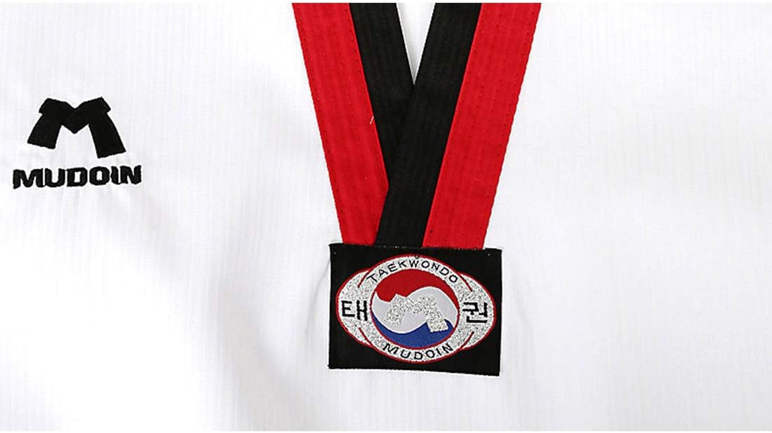 Korea Taekwondo Poom Uniform V Neck for Children MMA Martial Arts Akido Hapkido Gym School Academy Match