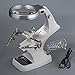 Price comparison product image Shoze LED Alligator Clip Magnifier 3X 4.5X Magnifying Glass Clamp Multi-Functional Hand Soldering Assembly Iron Repair Stand Holder Station