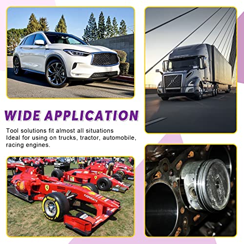 image for Swpeet 17Pcs Adjustable Black Piston Installer Pliers and Green Car En