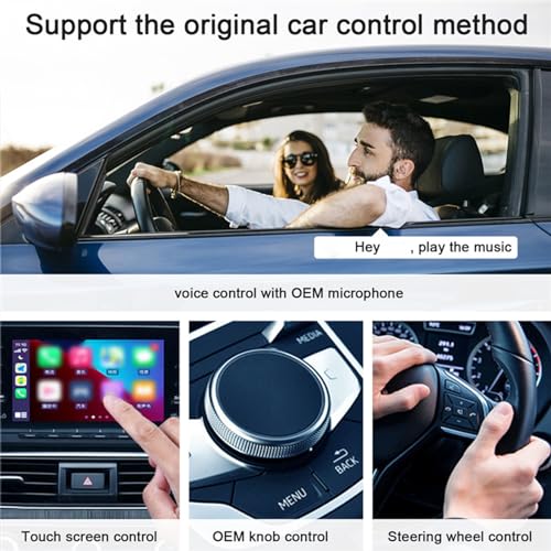 Caixa Adaptadora Carplay Sem Fio - Converta Carplay Com Fio Em Sem Fio, Conexão Automática, Plug and