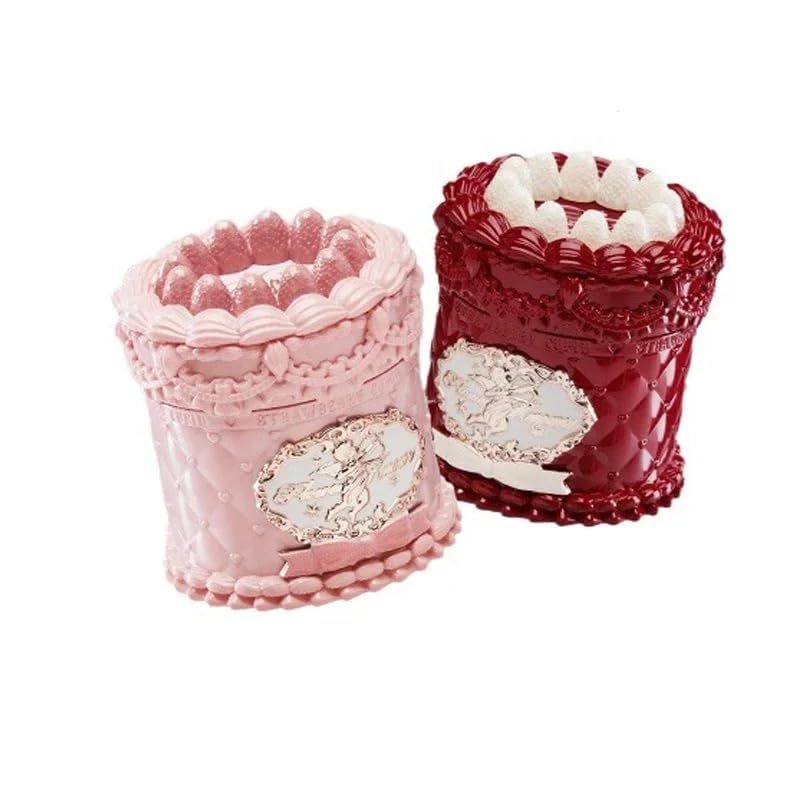 HUAZXIAOD Flowerknows Strawberry Cupid Lipstick Cake Matte Velvet Lipgloss Lip Mud Makeup Korean Flower Know Lip Cream For Girls&Women (C07, S)