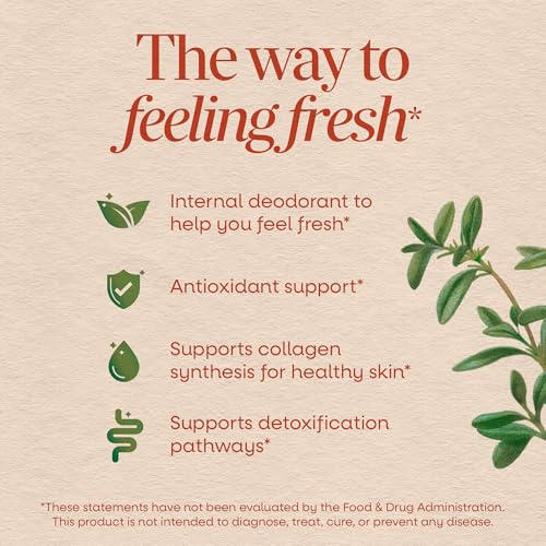 Nature's Way Chlorofresh Chlorophyll Gummies, Supports Healthy Skin and Body Detox*, Internal Deodorant*, Orchard Fruit Flavored, 60 Gummies - image 3