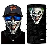 TEFITI Face Shield Versatile Sports Face Mask - Casual Balaclava Headbands - Stretchable Bandana Neck Gaiter (PL180177)