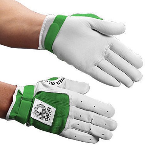 Buy Owen Handball Gloves, Leather, Unpadded with Wrist Strap, (S, M, L