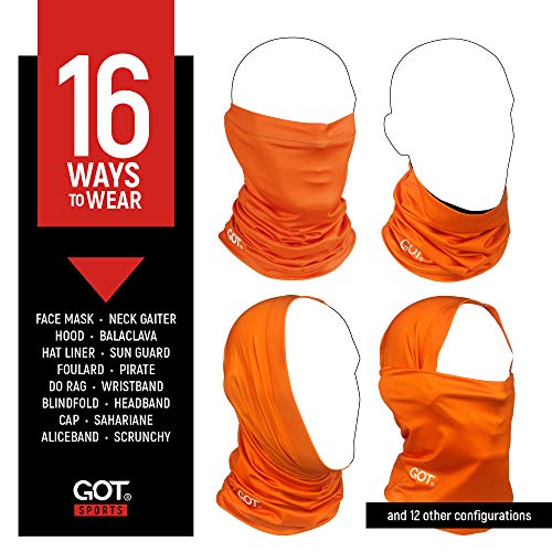 Image of UPF 50+ Fishing Neck Gaiter - UV Face Mask Sun Protection for Men Women