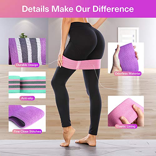 Ihuan EXERCISE BANDS 3 Resistance Bands For Legs And Butt thumb #1