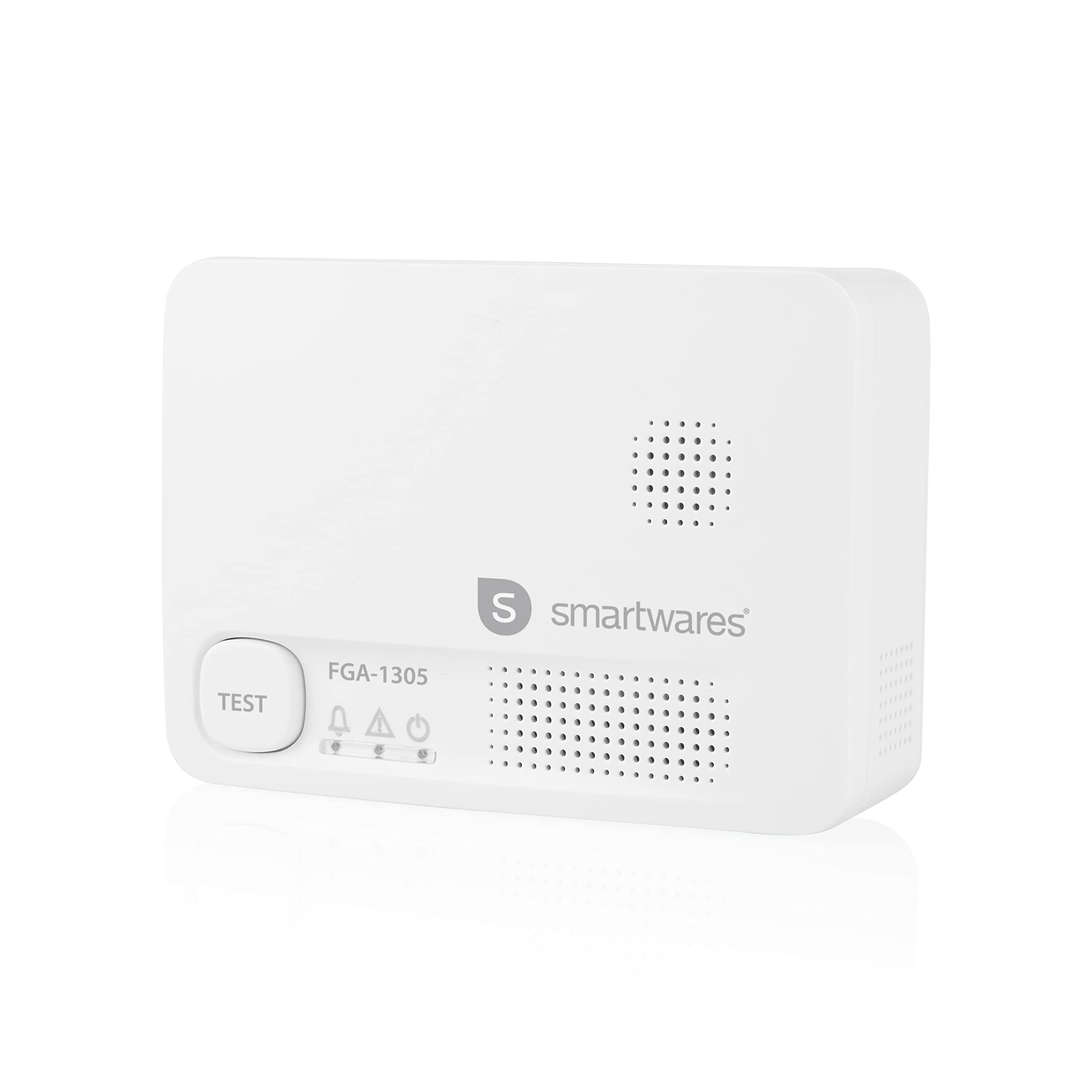 Détecteur de monoxyde de Carbone Smartwares FGA-13051 - Capteur 10 Ans - Bouton de Test