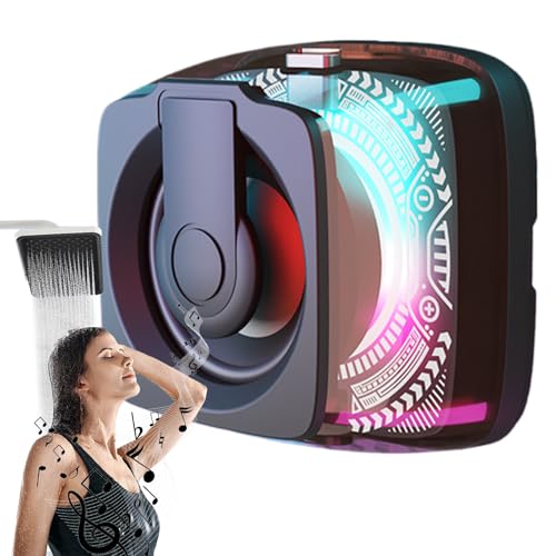 Altavoz inalámbrico, Altavoces portátiles, Altavoz Multifuncional, Player de teléfono de la luz del Color de Color inalámbrico RGB magnético Player de música estéreo para la Ducha al Aire Libre.