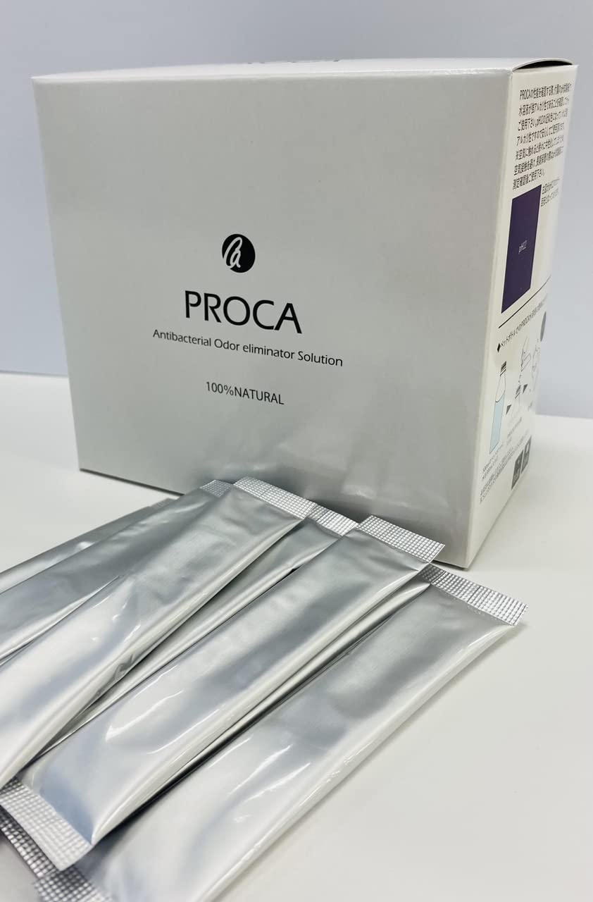 PROCA 除菌・消臭水溶液の素 3g×48包　2個セット定価15,000円 Amazon.co.jp: 次世代除菌・抗菌・消臭剤『PROCA』内容量3g×48包