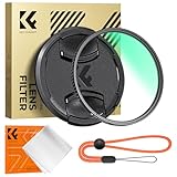 K&F CONCEPT 55MM Polarising Filter Circular Polarizing CPL, Ultra Definiton 24 Layers Multi Coated, with Lens Cap Cleaning Cloth (Nano-D Series)