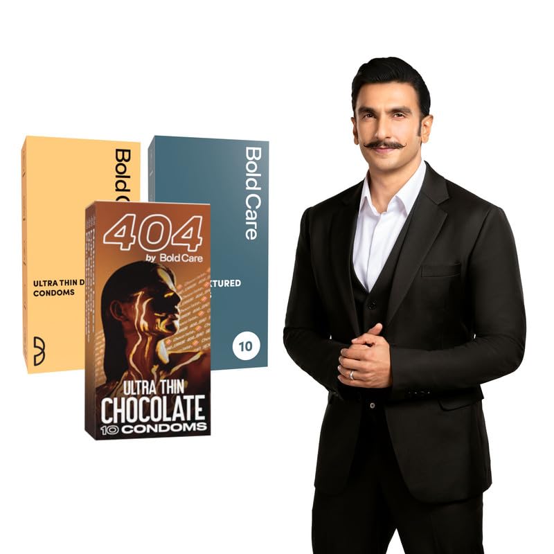 Image of Bold Care Ultra Thin Delay Condoms + 404 Super Ultra Thin Chocolate Flavored Condoms + Bold Care Multi Textured condoms - Combo pack - 30 Pcs