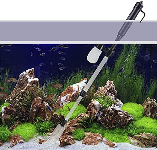 HAMON Pulitore per Ghiaia Acquario Aspirapolvere Elettrico per Acquario Pulizia della Sabbia di Ghiaia Cambio dell'Acqua Dell'Acquario per dell'Acqua, Alghe,Pulizia dello Sporco - Image 7