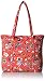 Vera Bradley Iconic Vera Tote-Signature, coral floral, One Size