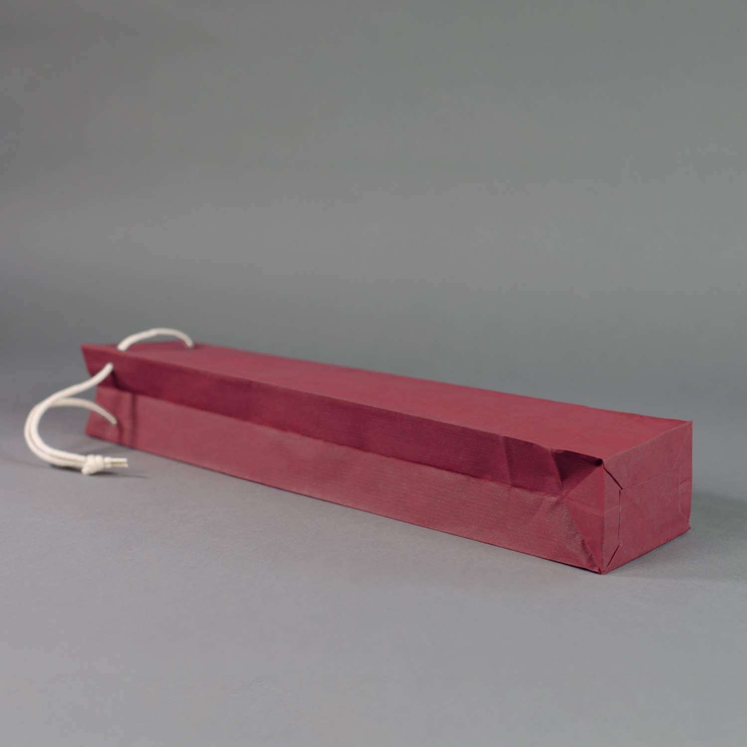 100 x Flaschentaschen rot 9,5+6,5x38 cm | Flaschentüten | Geschenktüte Flasche Wein | Weintaschen | HUTNER