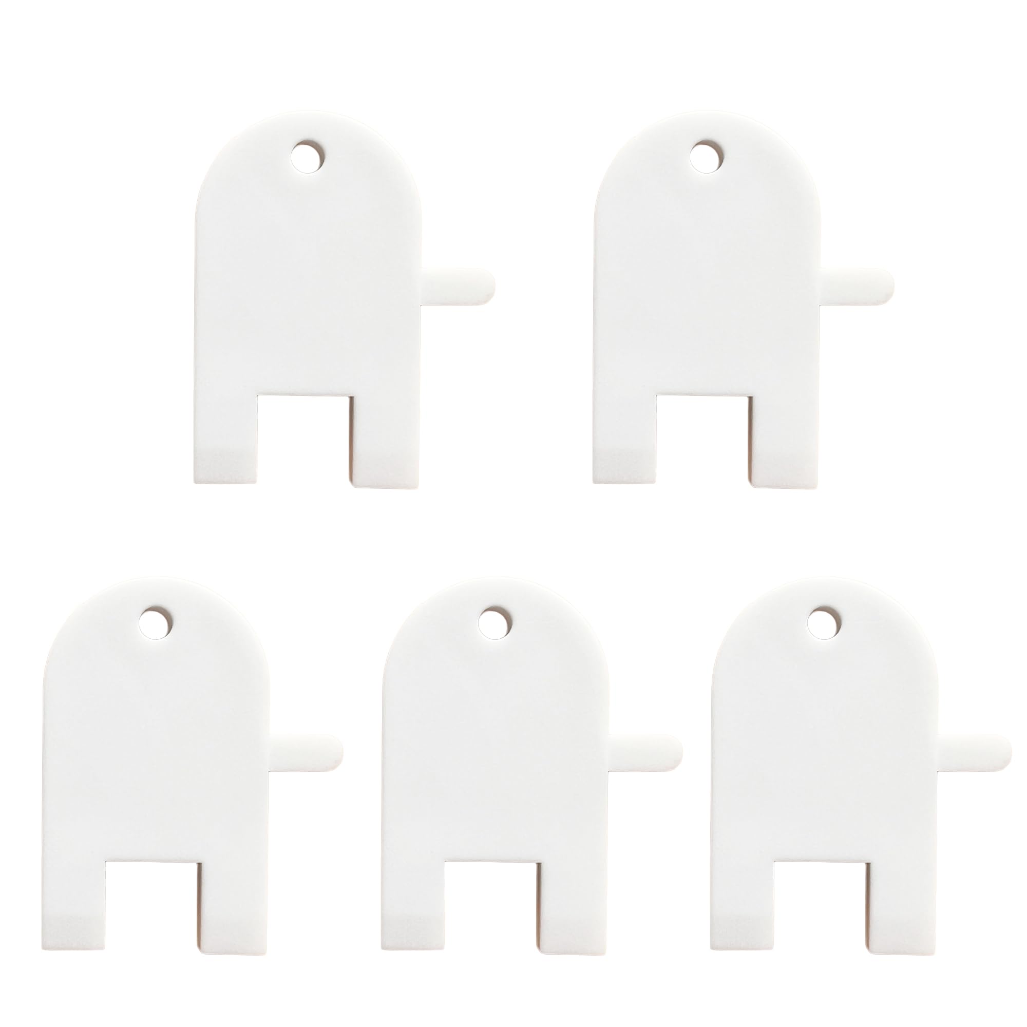 (5) KeyPower Dispenser Keys for VonDrehle Von Drehle Center-Pull Paper Towel, Jumbo Bath Tissue and Jumbo Single Bath Tissue (5)