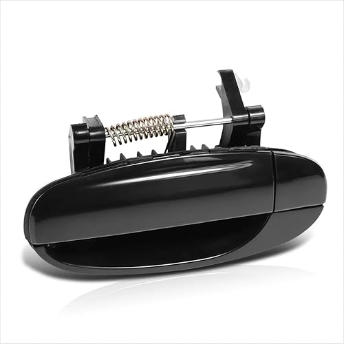 Miniatura 3 de PM PERFORMOTOR Manija de la puerta trasera izquierda del lado del conductor compatible con Chevy Aveo Sedan 04-06, negro liso