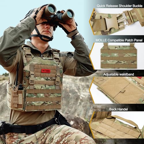 Image of ONETIGRIS Griffin AFPC Modular Tactical Vest 500D Cordura Breathable