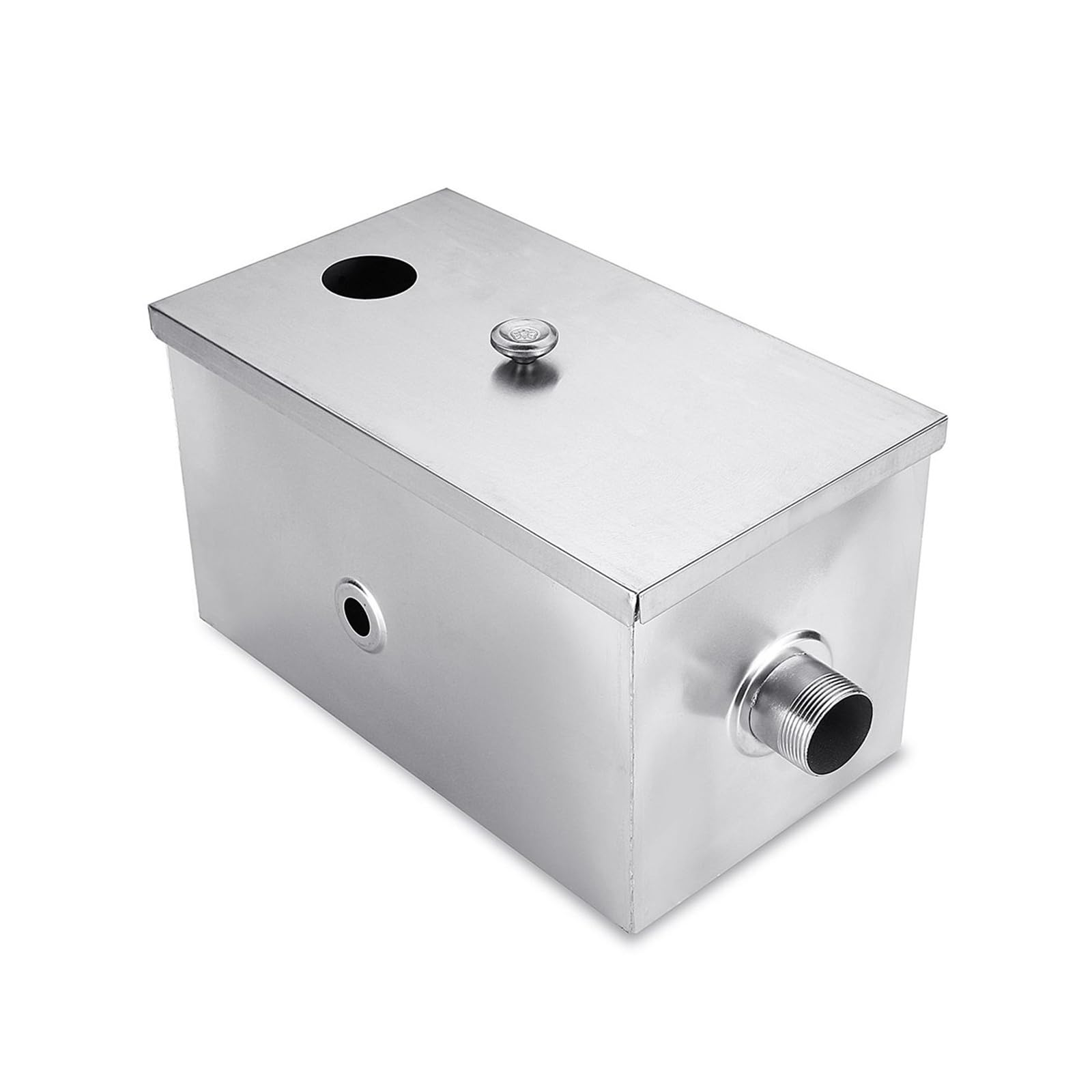 Trampa de grasa, Herramientas de tratamiento Trampa | de grasa de acero inoxidable de 8 lb Separador de aceite y agua for aguas residuales de cocinas de restaurantes