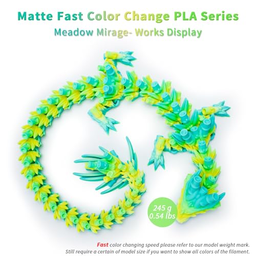 Image of ZIRO PLA Filament 1.75mm, Matte Fast Color Change,1kg Spool, Meadow Mirage