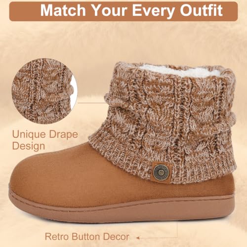 Image of FamilyFairy Women's Slipper Boots Winter Warm Gift Bootie Indoor Outdoor