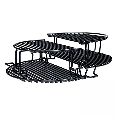 Htanch SPR332 Grillrost-Erweiterung Für Primo Oval XL - Edelstahl, Vergrößert Kochfläche Auf 180 Cm²