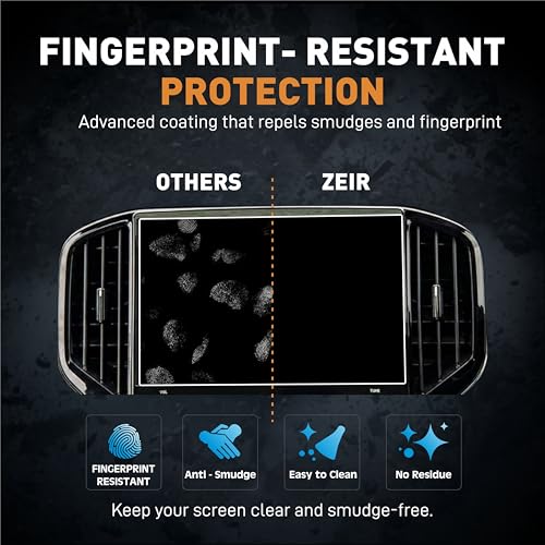Image of ZEIR [2 PACK] Screen Protector For MAHINDRA SCORPIO N 2026 - 8 Inch Infotianment & Instrument Cluster Touchscreen | ScorpioN Car Display Guard | 9H Hardness, Anti-Scratch & Water Resistant | HD Clarity MahindraScorpio Car Dashboard Accessory 2022-Running [Not Tempered Glass] (ScorpioN 2Pc [Info+Speedo])